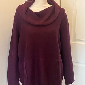 Jones New York Purple Cowl Neck Sweater 1X